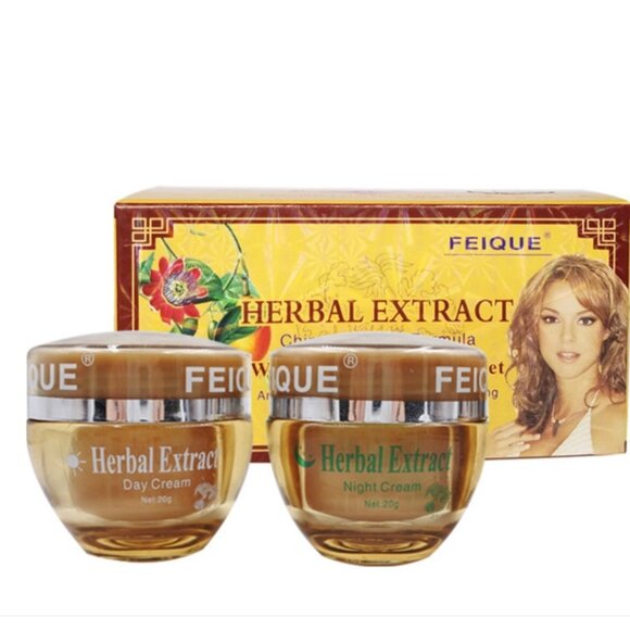 Ginseng Herbal Dark Spot Whitening Cream Day & Night 2pcs Set - Picture 1 of 5